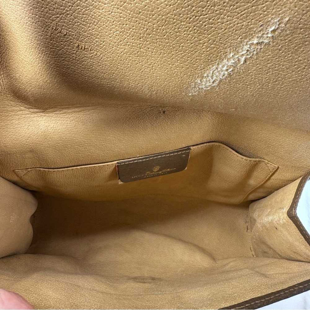 100% Authentic Vintage Gucci Supreme GG Monogram Clutch / Crossbody Bag - Picture 5 of 13